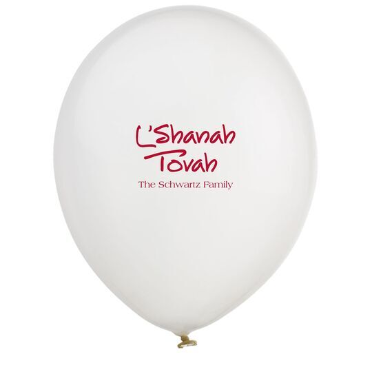 Studio L'Shanah Tovah Latex Balloons
